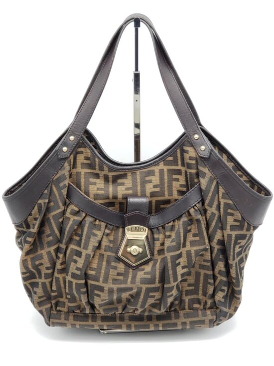 Authentic Fendi Leather Tote Bag lux318-111525 - Picture 1 of 13